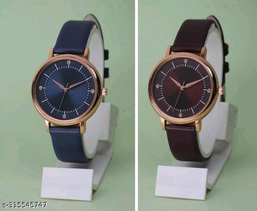 Best Quality Royal Embossed Designer Shine Round Dial with Slim Fit Attractive Leather Belt Analog Watches for women analog watches for girls analog watches for ladies analog watches Pack of 1