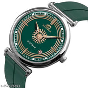 Date Function  Magnet Strap Analog Watch for Men & Boys Silver_26000k