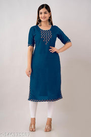 Zeenat Libaas Long Embroidered Kurti for Women's and Girls Party Wear