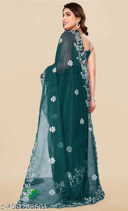 Premium Collectoin Morpitch Soft Silk Saree with Blouse Piece For Women