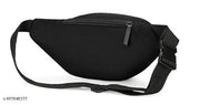 Nylon Waist Bag for Men & Women | Water Resistant Sling Bag with Multiple Pockets | Crossbody Chest Bag for Travel, Gym, Hiking & Daily Use | 30.5 x 5 x 14 cm