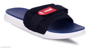 MRJ1454 Men's Blue Synthetic Leather Daily Casual Slipper