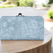 Fantastiqo Embossed Floral Clutch for Women - Elegant and Timeless Trendy