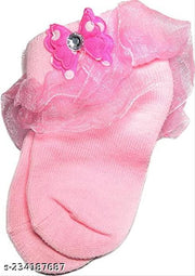 Baby Girl Cute and Beautiful Frill Socks - Pack of 4