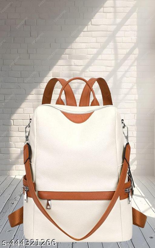 Bohobuzz Backpack Purse for Women Convertible Travel Vintage PU Leather Bag(Backpack,bag,backpack for women women bag fashion,stylish)