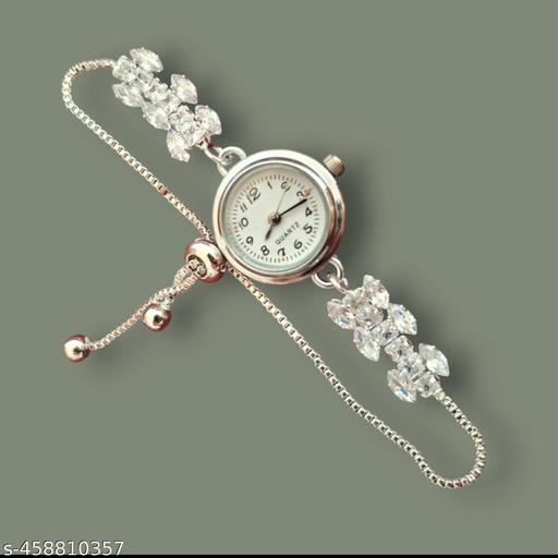 Rakhi gift for sister || stylish silver Bracelet watch or girls||  Daily  Wear Watch for Girls & Women's