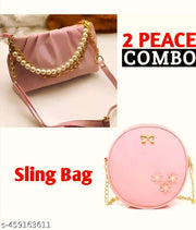 Woman and  girl selling  bags party wear sling bag for mekup barthday party