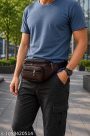 Adjustable Waist Strap: Easily adjust the strap for a comfortable and secure fit. Spacious Storage: Designed to hold your daily essenFtials without feeling bulky