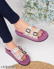 Two Soft Women's Slippers /Daily use stylish slippers/flipflop/Heels Slipper for Women & Girls /Doctor Ortho Slipper