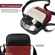 modern black red sling bag for men  crosbody bags Men and Women pocket zip closure small sling bags for said  bags