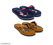 Pack of 2 Doctor Recommended Comfortable Flipflop/slipper for Women/Girls