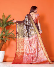 Attractive Banarasi Silk Saree With blouse