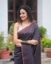 Epiphany Soft Silk Saree With Forbearance Blouse Piece