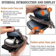 SAMTROH Hiking Belt Waist Bag Outdoor Sport Motorcycle Bag 7.0 inch Phone Pouch