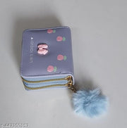 Women Small Wallet Wallets for Girls Credit Card Holder Coin Purse Zipper Small Secure Card Case Cute Wallets Mini Wallets for Women