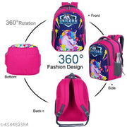 Myron 35L Unicorn printed backpack 1st/2nd/3rd/4th & 5th Class Light Weight Beautiful for Boys & Girls Waterproof School Bag