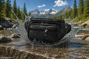 Latest Men Women Leather Waist Pack Travel Bags For Moneyy| Belt| Cards |Mobile| Documents| Kit| Books and Bills Dairy Pouch Cross Side Bag For Men Women .With Belt Stylish Small Luggage Accessories Bag I Waist Bags I Fanny pack.