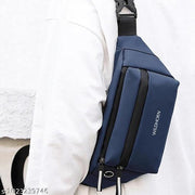 Waist Bag for Men & Women | Water-Resistant Crossbody Sling Fanny Pack with Dual Zipper Compartments & Adjustable Strap for Travel & Daily Use