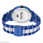 HMTR TWO SHADE CHAIN WITH DAY AND DATE WORKING ANALOG WATCH FOR MEN AND BOYS