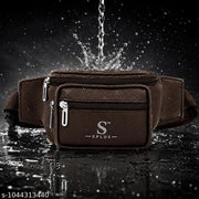 Brown Waist Bag For Men and