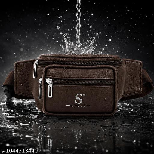 Brown Waist Bag For Men and