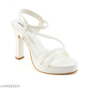 MOSAC  Fancy Casual Pencil Heels For Women & Girls | Platform Heels | Kitten Heels Sandal