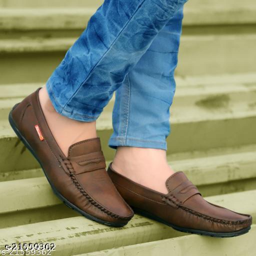 Men's Synthetic Leather Tpr sole Loafers