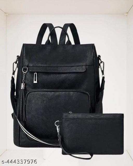 Bohobuzz Backpack Purse for Women Convertible Travel Vintage PU Leather Bag(Backpack,bag,backpack for women women bag fashion,stylish)