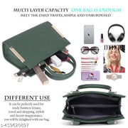 GRAADA Synthetic Leather Casual Design Shoulder Crossbody Handbag For Women