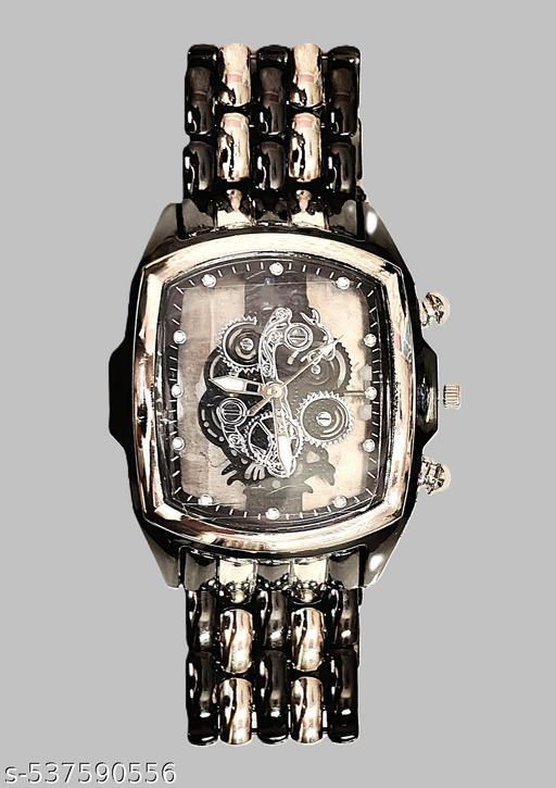 new classic vintage premium formals wedding stylish designer royal luxury gold silver mens watch