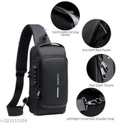 WomenBuzz Multifunction  Unisex Sling Bag , USB Charging Sport Sling Shoulder Bags,Crossbody Bag For Walking, Gym, Sport, Hiking, Cycling, Travel