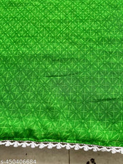 Fancy Georgette Printed  saree (With Lace Border)