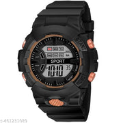 Frozil Digital Pink Black Green Color Combination Combo Of 3 Watches For Kids And Boys