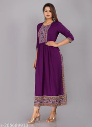 Three-Quarter Sleeves WOMEN new stylish NAYARA Cut kurti