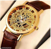 SHMOFY LUXRY New Stylish Dial Black & Brown Strap Classic Analogue Watches Analog Watch - For Boys