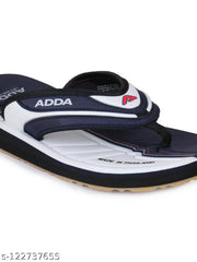 ADDA Omega-02 White Blue Men EVA slipper