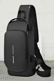 WomenBuzz Multifunction  Unisex Sling Bag , USB Charging Sport Sling Shoulder Bags,Crossbody Bag For Walking, Gym, Sport, Hiking, Cycling, Travel