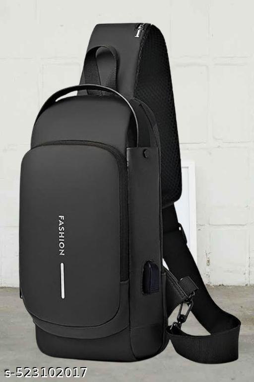 WomenBuzz Multifunction  Unisex Sling Bag , USB Charging Sport Sling Shoulder Bags,Crossbody Bag For Walking, Gym, Sport, Hiking, Cycling, Travel