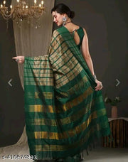 cotton silk saree with blouse