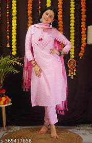 embroidered cotton kurti pant dupatta set||embroidered cotton kurta pant dupatta set||women kurti set||cotton kurti pant set||festive wear kurti set