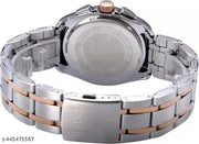 new design mettalic belt date working white watch for mens