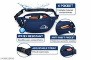 MOUNTER Waist bag for men and women - Anti Theft, Water Resistant, Lightweight and Adjustable Fanny Pack Belt Pouch for Hiking, Travel & Outdoor Sports