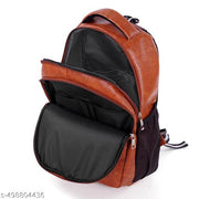 Medium 30 L Laptop Backpack For Men and Women Vegan Leather School College Bag