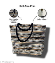 "Bold & Chikk Yellow-Black Tote Bag – Style Meets Function