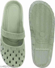 Begins Life Women's Slippers Indoor House or Outdoor Casual FlipFlop Slipper (Babli Green)