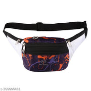 NICE PURSE Multicolor/White Waist Bag,Chest Bag,Fanny Bag,Fanny Pack Waist bag/Chest bag/Fanny Bag(5 Zipper)