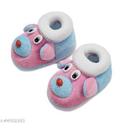 Tarun Child Care Baby Booties Baby Shoes for Any Occasions, For-3 to 10 Months Baby Unisex- Pink, Sky