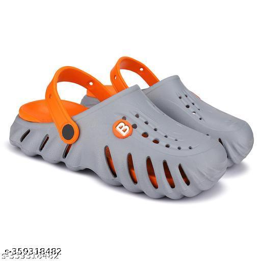Earton Ligghtweight Stylish fashionable Flip Flops For Men (Grey)