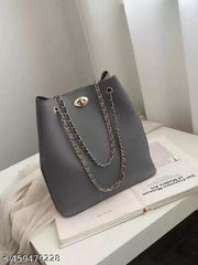 Golden Chain Handle Bag for Women | Stylish Women Bag  | Trending Women Shoulder Bag