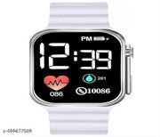 Digital Shockproof Multi-Functional Black Colour Strap Waterproof Digital Sports Watch for Men's Kids Watch for Boys Pack of 2| Digital Dial Black Solid Design Strap Multi Functional Sports Watch for Men & Boy